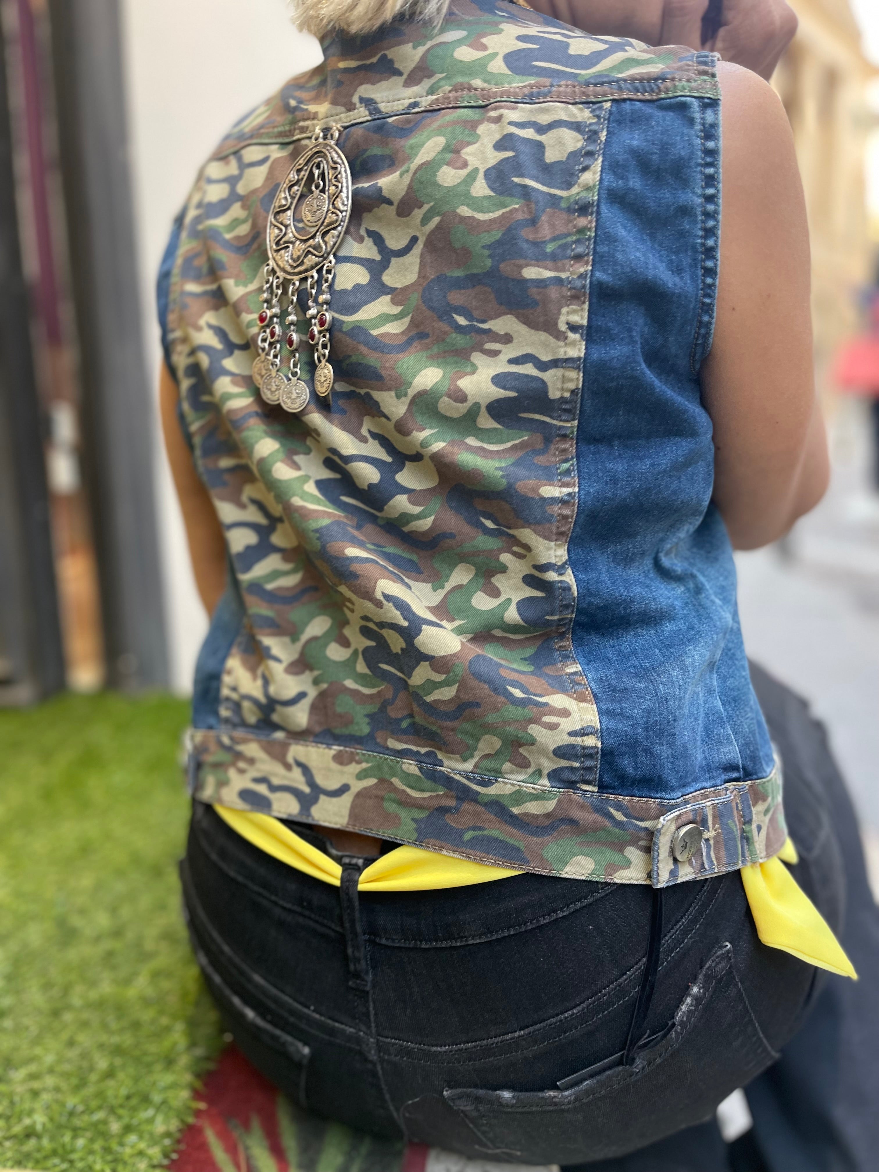 Gilet jeans Camouflage
